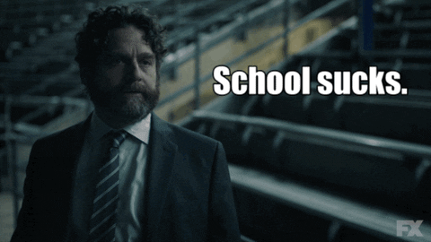 zach galifianakis school GIF by BasketsFX