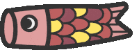 Koinobori Carp Streamer Sticker