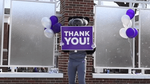 thanks bears GIF by University of Central Arkansas