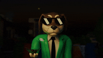 ChesterAbstract party celebrate cheers wine GIF