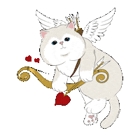 In Love Britishcat Sticker by British cats cattery and Apollo cat.