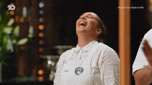 Happy Laura GIF by MasterChefAU