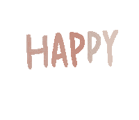 Happy ハッピー Sticker