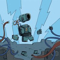 Shocked Art GIF by GoonsofBalatroon