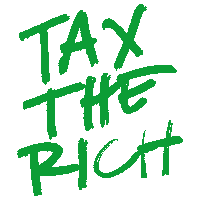 Tax The Rich Sticker by Creative Courage