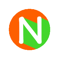Orange Abc Sticker