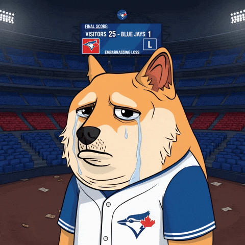 Sad Blue Jays GIF by Doge Pound