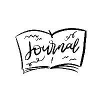 Elizabethalvite book draw write journal Sticker