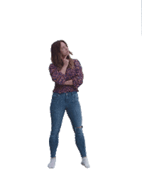 Thinking Think Sticker by Bright Mind Agency AB