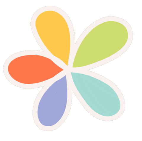 Rainbow Blinking Sticker by Demic