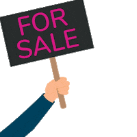 London Sale Sign Sticker by The ValPal Network
