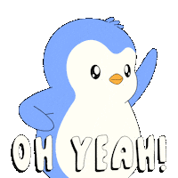 Lets Go Yes Sticker by Pudgy Penguins