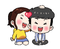 animation couple Sticker