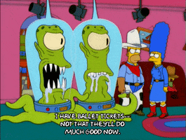 threatening homer simpson GIF