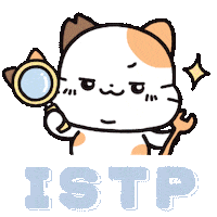 Cat Think Sticker