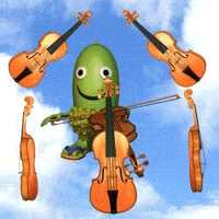 Violin Acorn GIF
