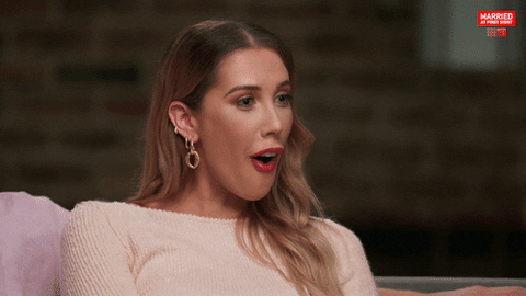 Oh My God Reaction GIF by Married At First Sight