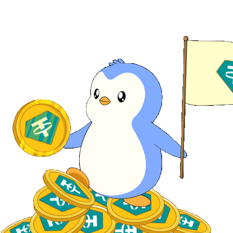 Money Crypto Sticker by Pudgy Penguins