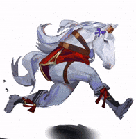 Gold Ship Horse GIF