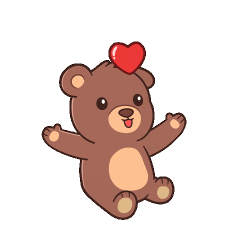 Happy Love You Sticker by BEARISH