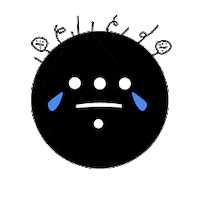 Sad Face Sticker by 310MOOD