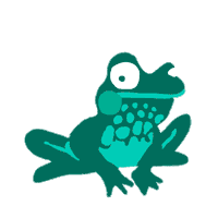 sticker frog by ATZGEREI
