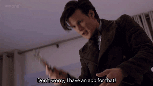 mobile app monetizaton - Doctor Who App GIF