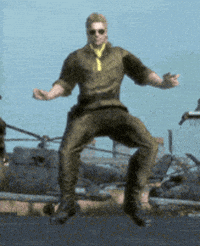 FlaminFoxig big boss mgs metal gear peace walker GIF