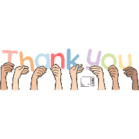 Thank You Sticker by Etukart