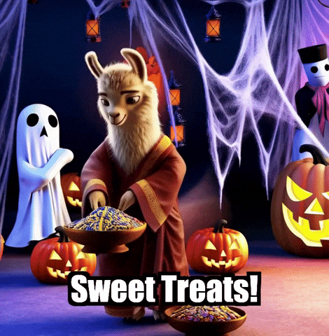Halloween Candy GIF by dalaillamazen