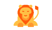 Happy King Of The Jungle Sticker by Positive Programming