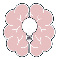 Idee Licht Sticker by Katrin de Buhr