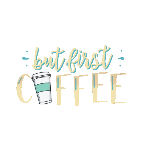 Good Morning Coffee Sticker