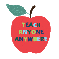 Apple Teaching Sticker by MercyhurstU