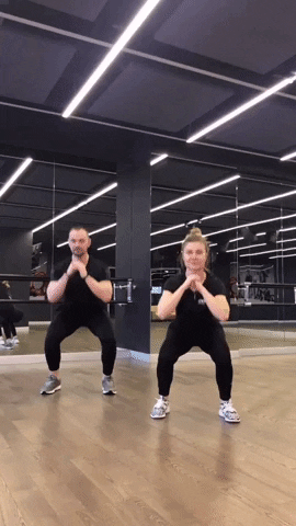 Squats With A Switch To Lunges GIF