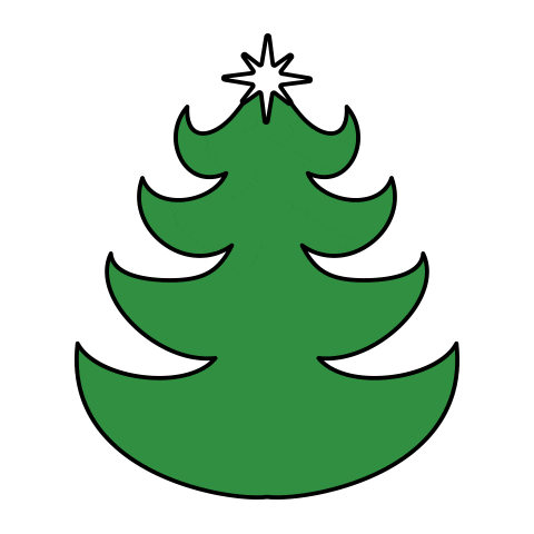 Christmas Tree Sticker by SQUSH Candy