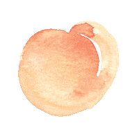 Peach Cobbler Food Sticker by urbanwalls