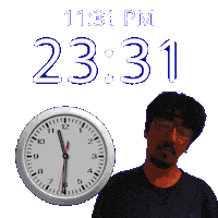 11 Pm Sticker