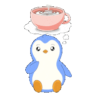 Tired Good Morning Sticker by Pudgy Penguins