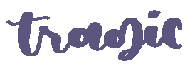 Sad Lettering Sticker