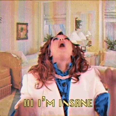 80s Lady Crazy