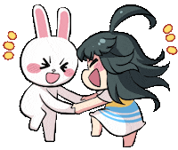 Happy Shake Hands Sticker by Jin