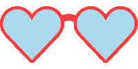 Sunglasses Hearts Sticker by Athena Club