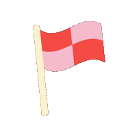 Flag Hold Sticker by Susetfestival