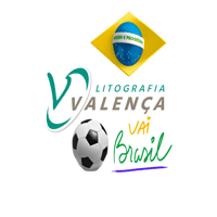 Copa Do Mundo Brazil Sticker by Litografia Valença