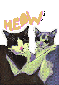 In Love Cats Sticker