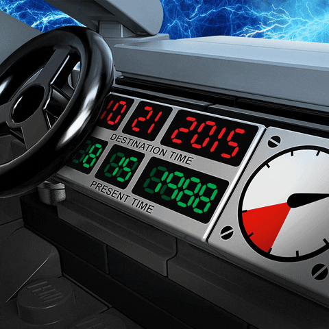 marty lego bttf GIF by LEGO