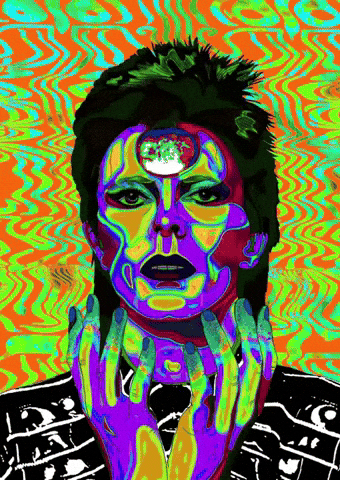 David Bowie Rock GIF by Dave Bell