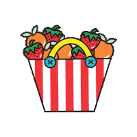 Frutas Cestadefrutas Sticker