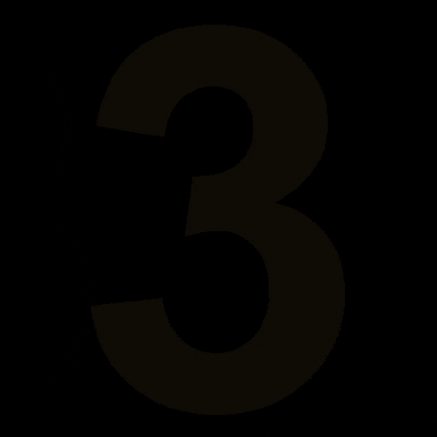 lorenaknnot giphygifmaker 3 number three GIF